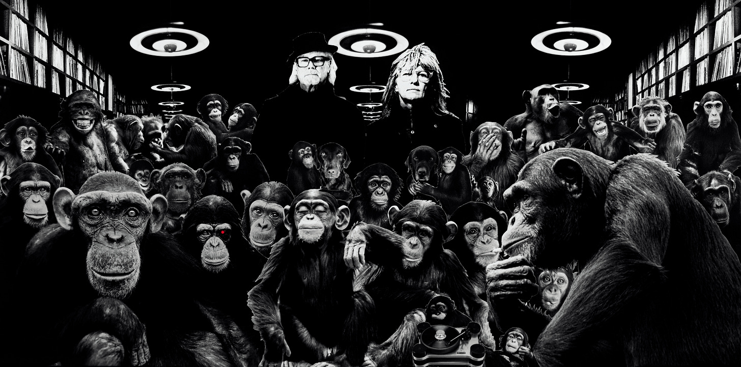 Starlite.One inner gatefold collage by Suzy Starlite.