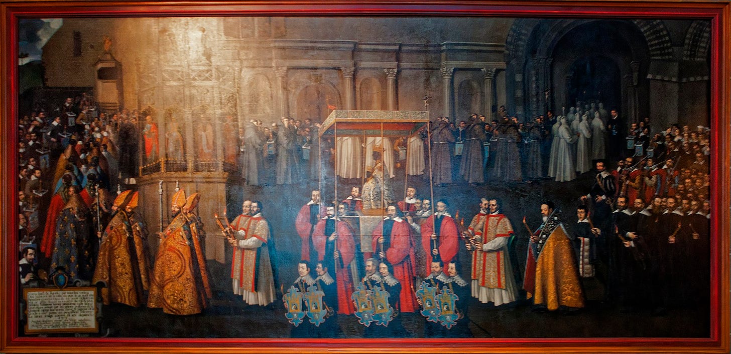 Procession marking the end of the plague (1630)