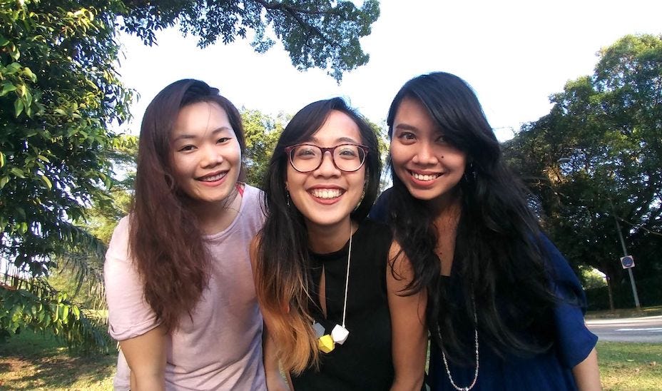 Soon Sing-Suen, Azi Alyce Fuad and Syafiqah Omar