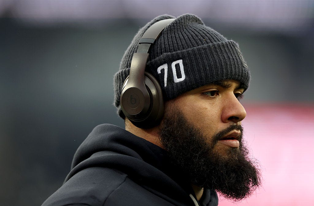 Key piece in David Montgomery trade, Juice Scruggs has eyes on Lions' starting guard job