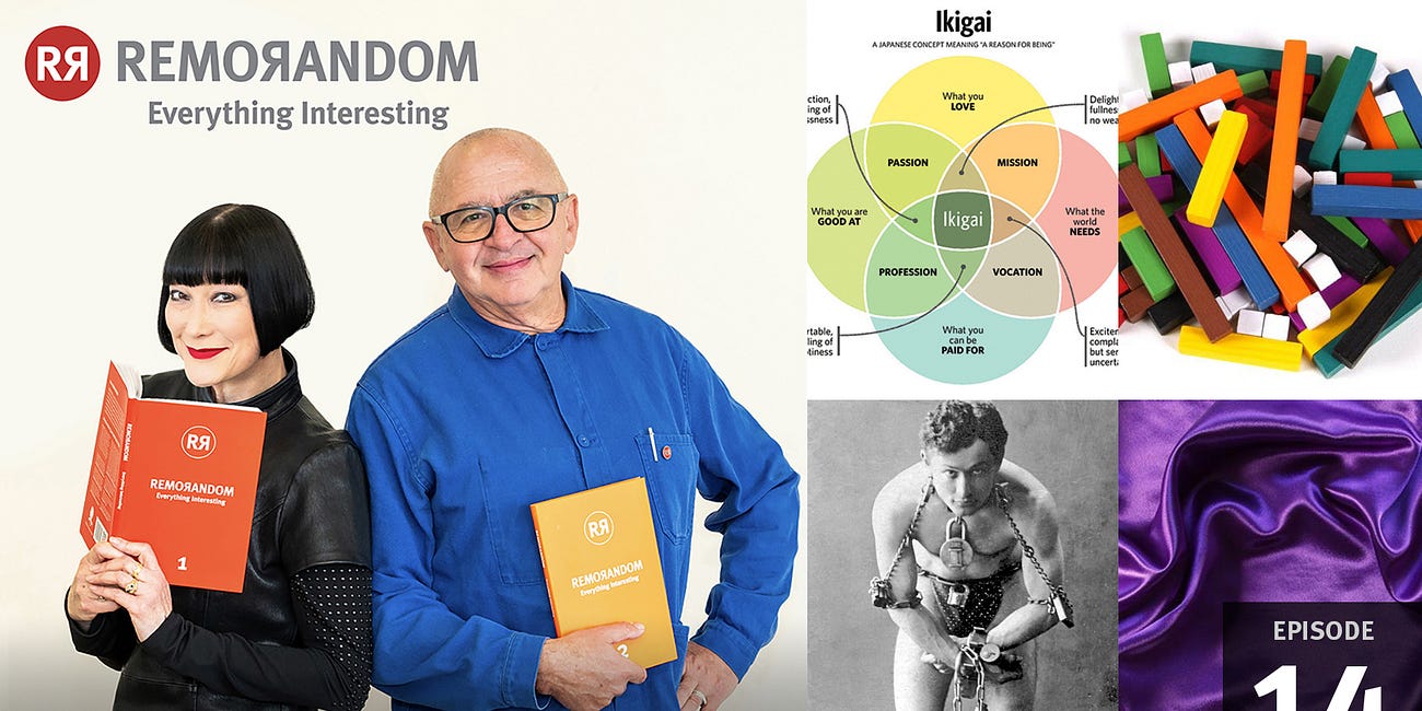 Episode 14: Ikigai, Cuisenaire Rods, Purple, Houdini