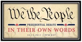 WeThePeople debate The presidential debate for the rest of us.