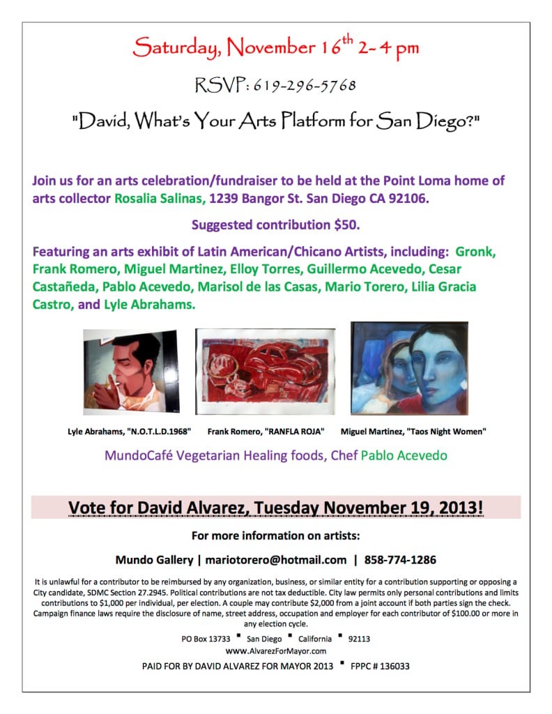 AlvarezArtFundraiser AlvarezArtFundraiser