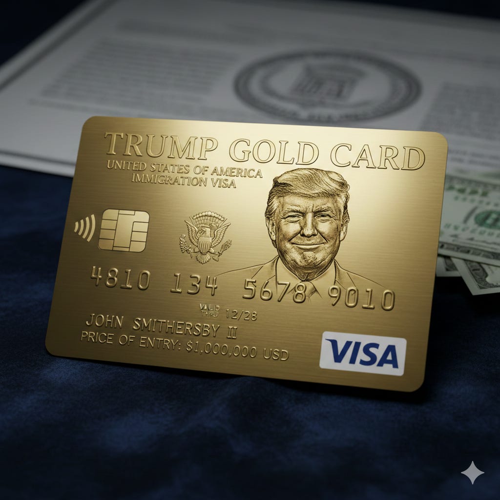 Trump’s $1 Million ‘Gold Card’: Putting a Premium Price on the Tatkal ...