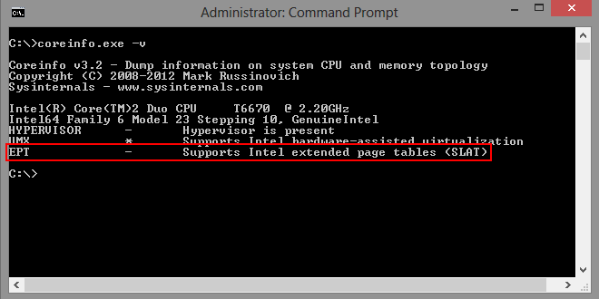 Featured image of post Verificare il supporto SLAT su Windows 8 per installare Hyper-V Featured image of post Verificare il supporto SLAT su Windows 8 per installare Hyper-V