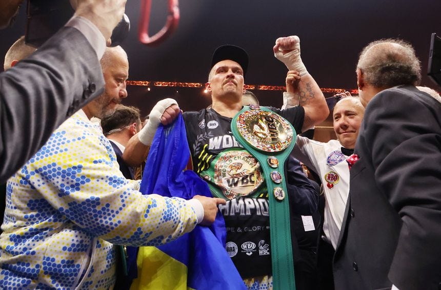 Usyk could fight Fury for a second time with all the belts on the line Usyk could fight Fury for a second time with all the belts on the line