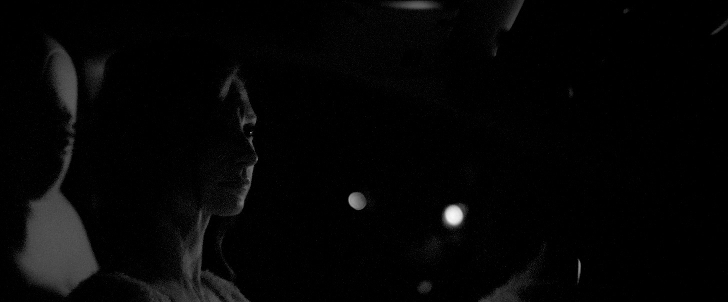 The same image color corrected showing high contrast black and white and none of the issues remaining