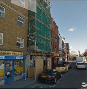 Google Maps - street view; the new museum under wraps earlier this year; screen clipping from: https://www.google.co.uk/maps/@51.51084,-0.0678111,3a,75y,229.93h,87.07t/data=!3m6!1e1!3m4!1sIjx59laXnnnSY5y4rGtR1Q!2e0!7i13312!8i6656!6m1!1e1