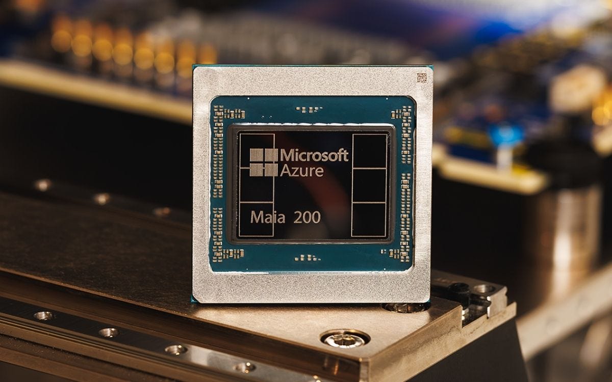 Microsoft apresenta o Maia 200, seu novo acelerador para IA feito em 3nm  pela TSMC - Adrenaline