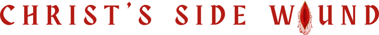 CHRIST'S SIDE WOUND