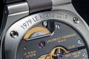 Laurent Ferrier Grand Sport Tourbillon caseback