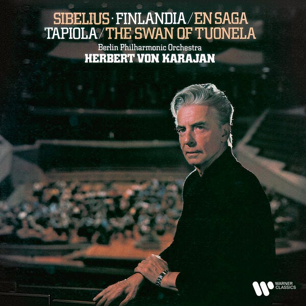 Sibelius: Finlandia, En Saga, Tapiola & The Swan of Tuonela, Herbert von Karajan - Qobuz Sibelius: Finlandia, En Saga, Tapiola & The Swan of Tuonela, Herbert von Karajan - Qobuz