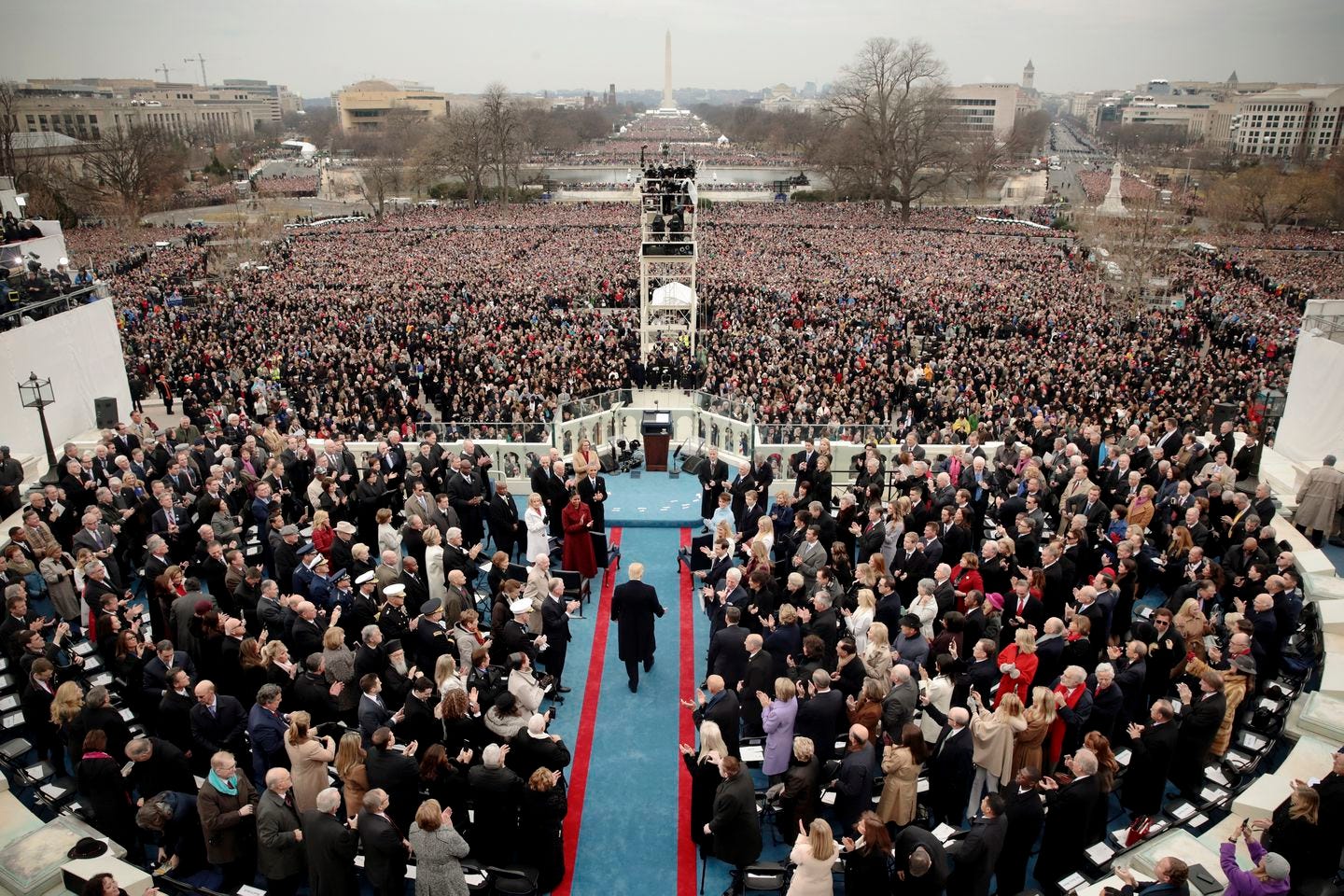President Trump's inauguration speech, annotated