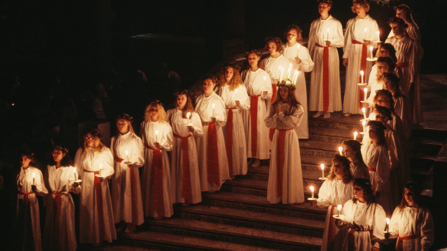 Celebrating Lucia in Sweden and Beyond - The New York Times