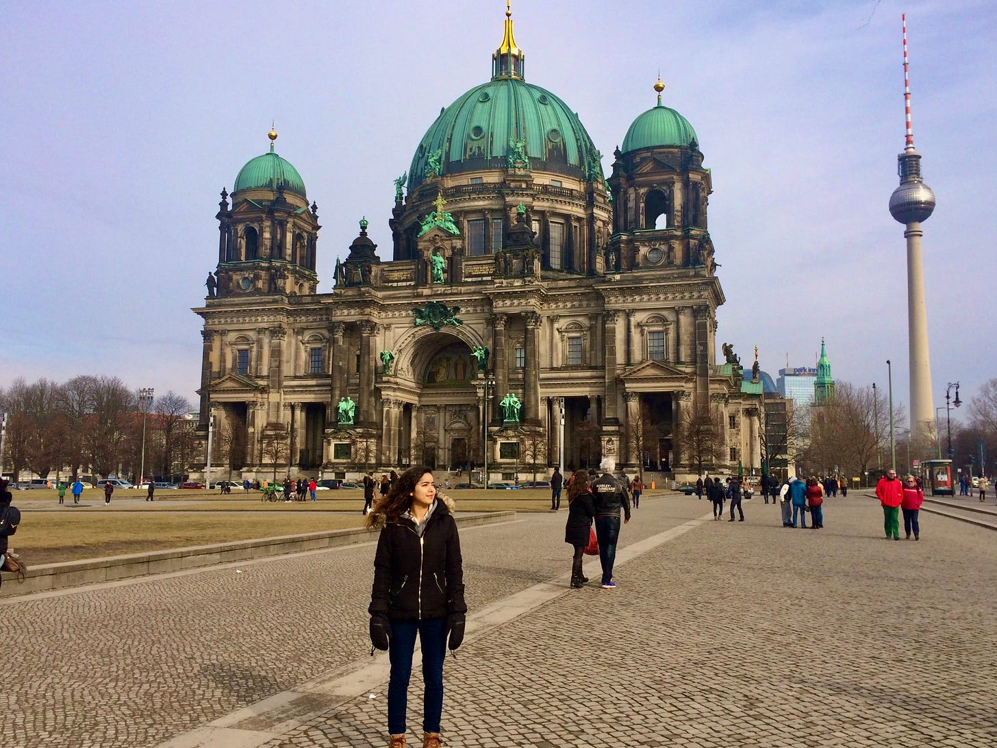 Backpacking through Germany, after working from my laptop in my hostel