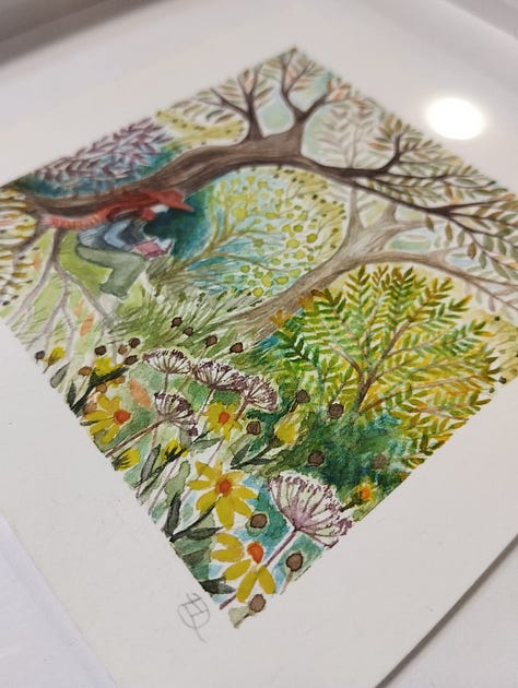 Mini painting, tiny art