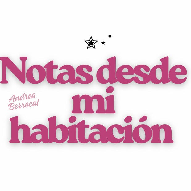 Notas desde mi habitación ✮⋆˙