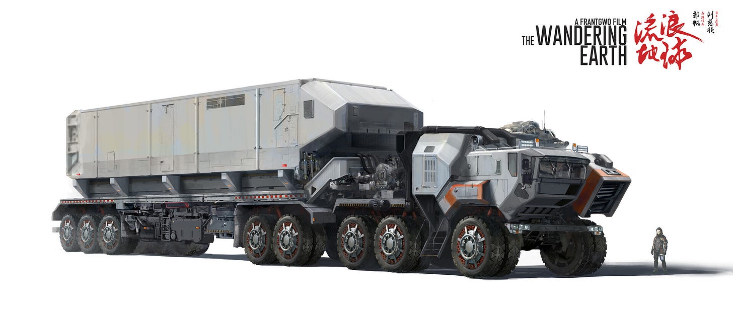 THE WANDERING EARTH CARGO TRUCK THE WANDERING EARTH CARGO TRUCK