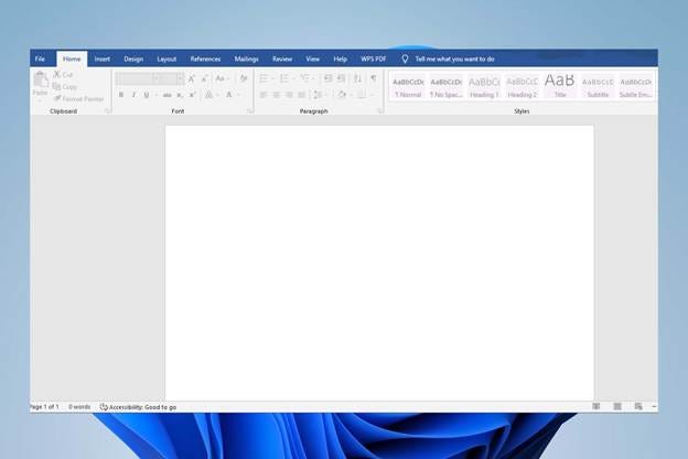 El documento de Word está vacío cuando se abre: esto es lo que debe hacer