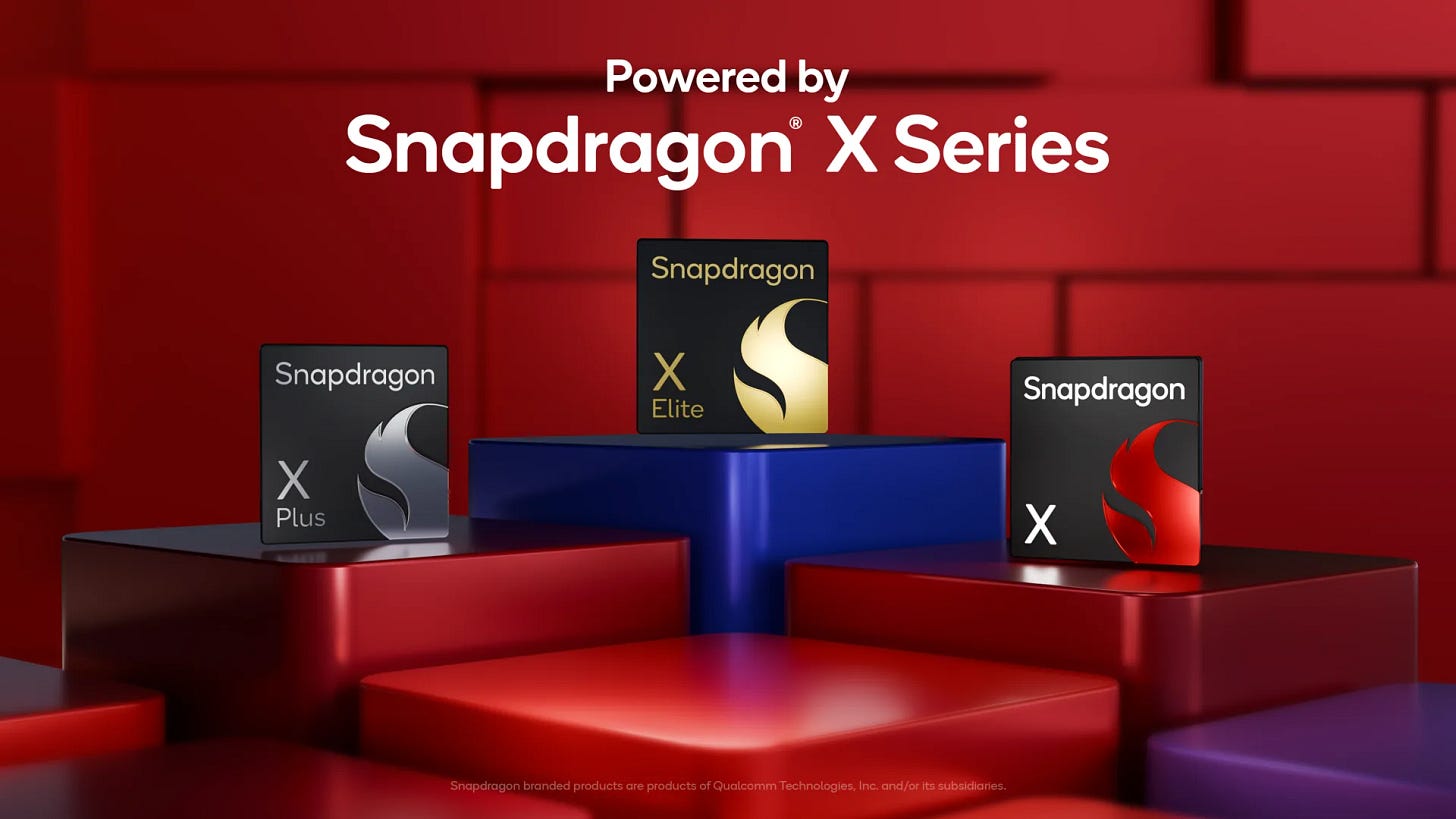 Qualcomm Snapdragon X chips Qualcomm Snapdragon X chips