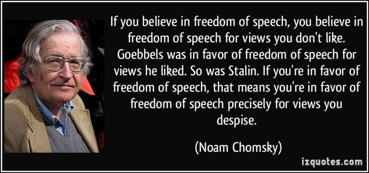 Freedom of Speech, Chomsky
