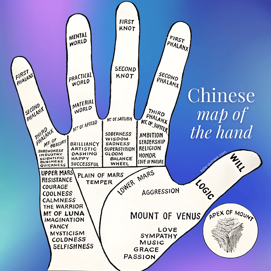The Chinese Medicine Map of the Hand - Kate Putnam