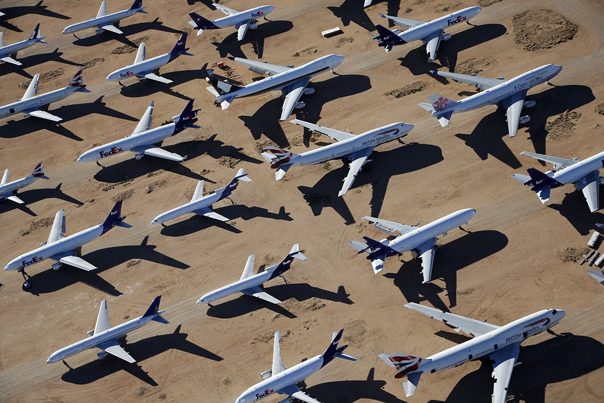Where do old jumbo jets go when they die? The Victorville aircraft ... Where do old jumbo jets go when they die? The Victorville aircraft ...
