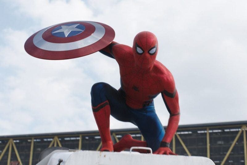spider man with captain america spider man with captain america