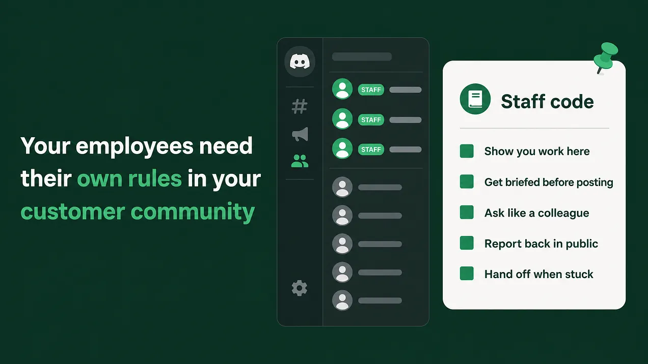 Rules for Employees in a Discord Community: The Five Part Staff Code