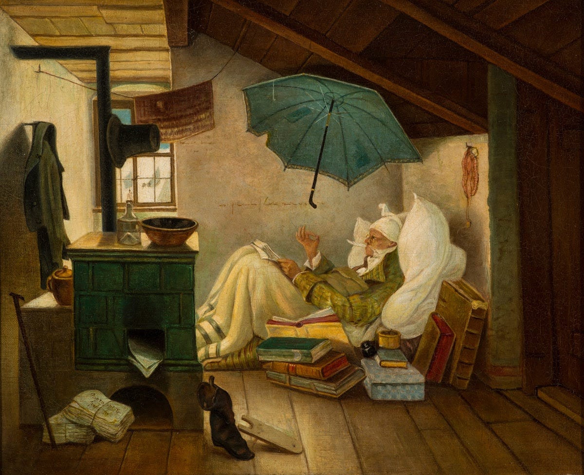 The Poor Poet - Carl Spitzweg — Google Arts & Culture