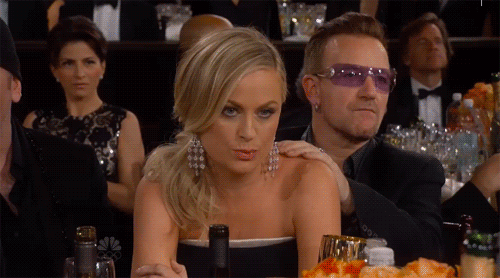 Relive the Amy Poehler/Bono PDA As a GIF Relive the Amy Poehler/Bono PDA As a GIF