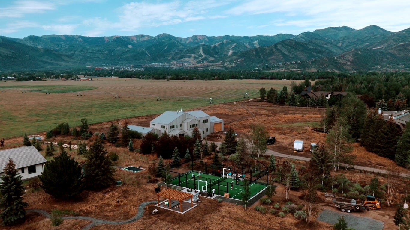 A padel court in Park City, UT A padel court in Park City, UT