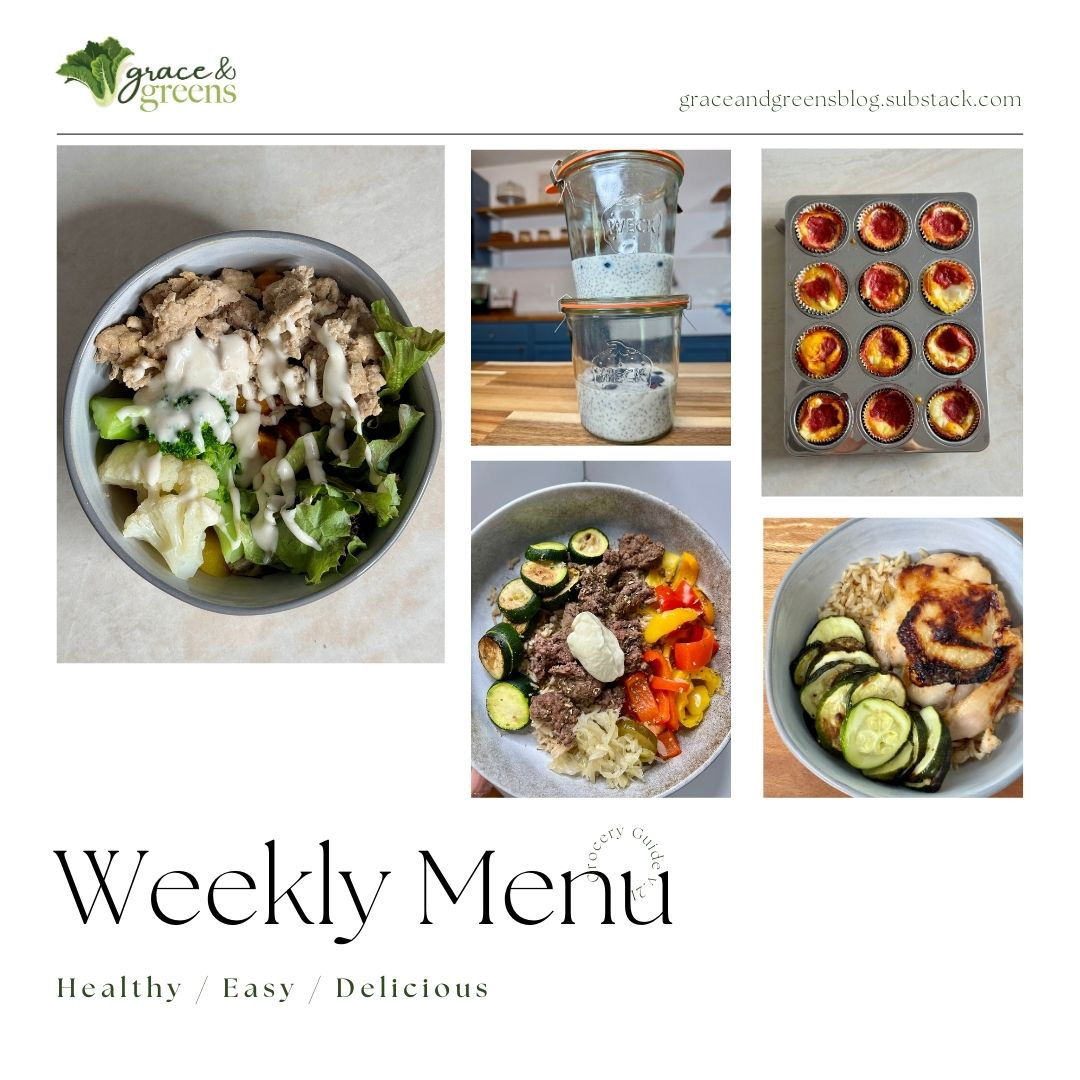 weekly menu