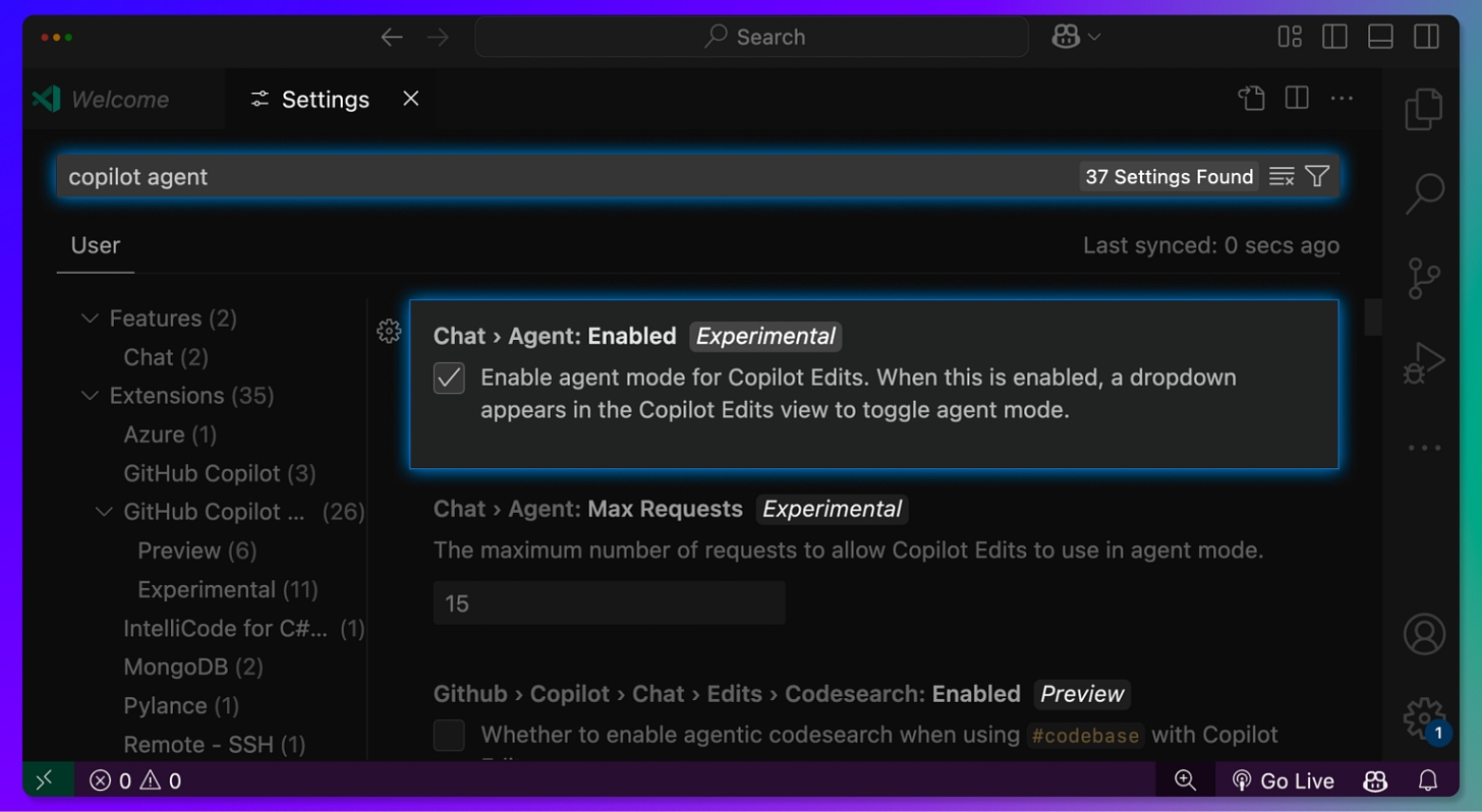 The new Agent mode is available in preview mode inside VSCode Insider, you can enable Agent mode under settings -> Chat -> Agent