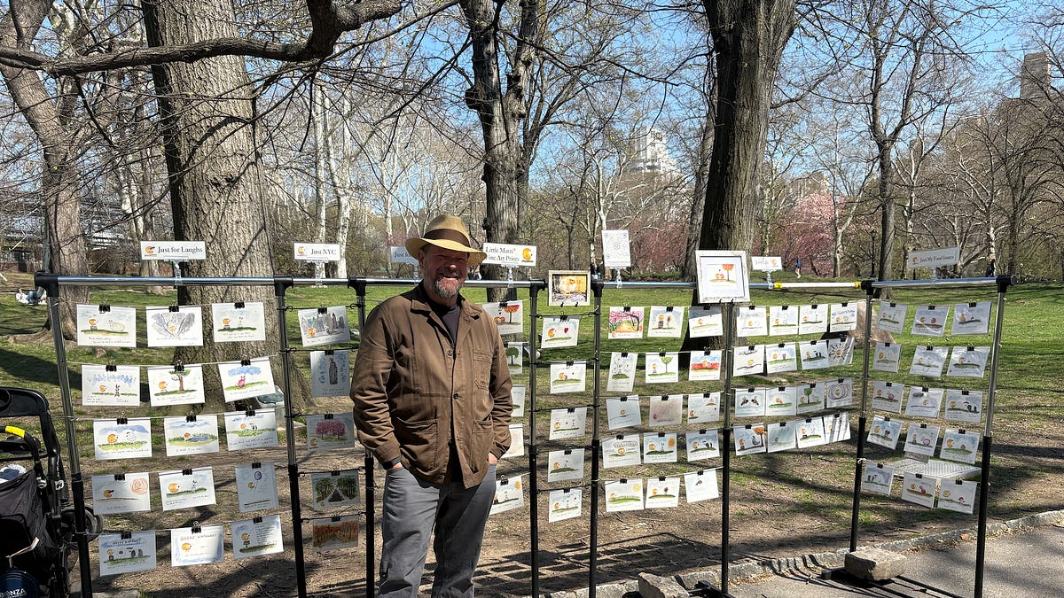 Meet the NYC Artist Who Won't Put a Price on His Work
