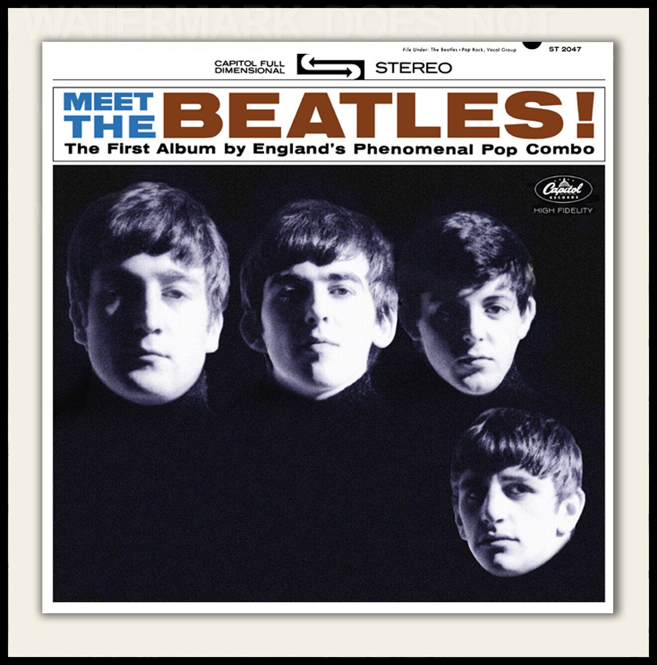 THE BEATLES MEET THE BEATLES **FANTASY ALBUM ARTWORK** | eBay