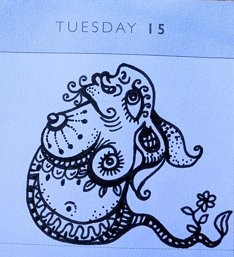 Daily Surrealist Doodles x2