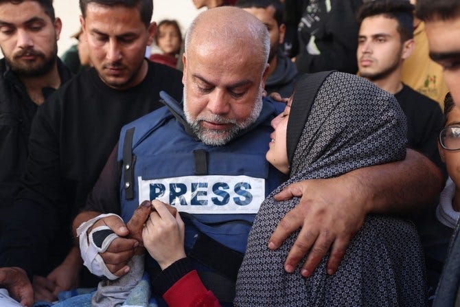 Al Jazeera's veteran journalist Wael Al-Dahdouh arrives in Qatar for  medical treatment | Arab News