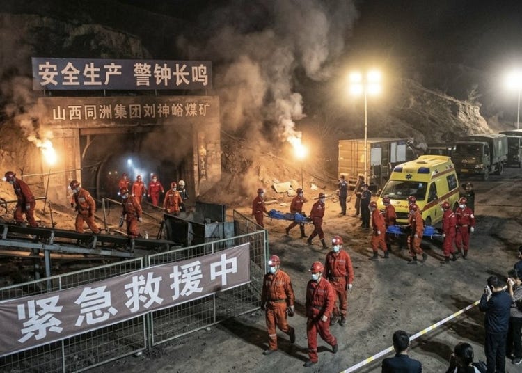 82 Killed In China Coal Mine Explosion 1 82 Killed In China Coal Mine Explosion