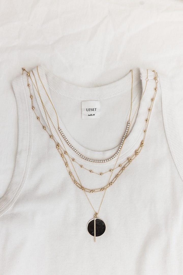 Dana Rebecca fine jewelry pieces to elevate a white tee