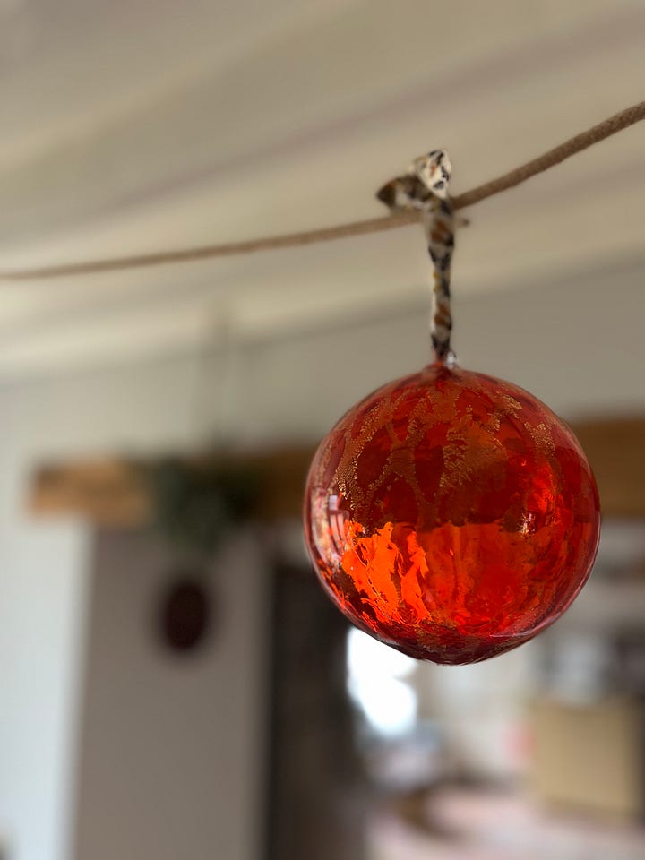 préparatif de couronne et sablés de Noël