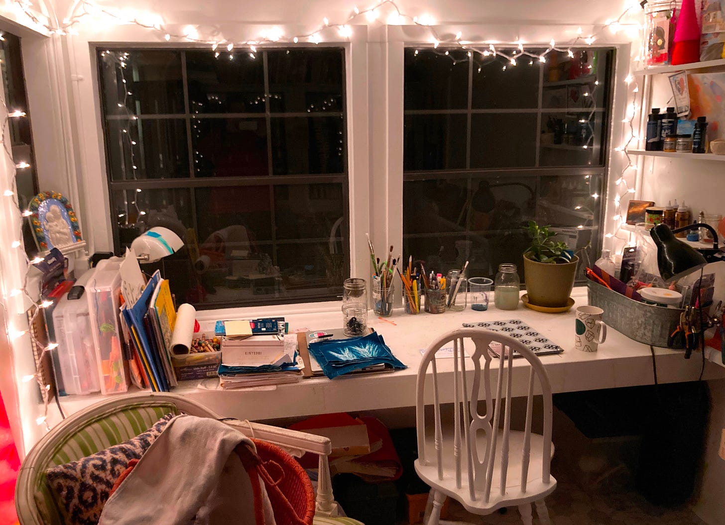 A picture of Meg's studio.