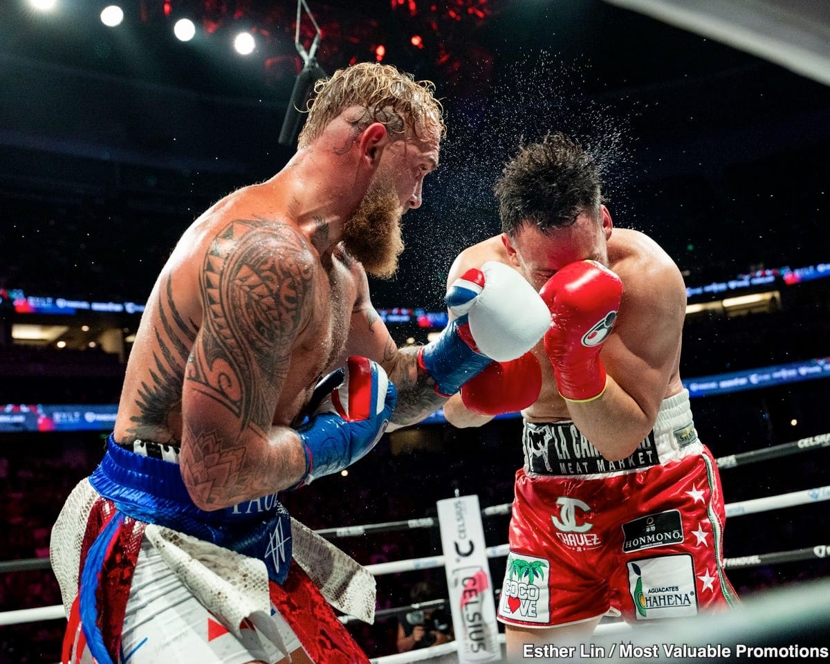 Image: Jake Paul Faces Fan Backlash for Calling Out Anthony Joshua, Gervonta Davis, and Gilberto Ramirez After Julio Cesar Chavez Jr. Win