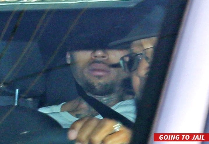 chris brown heading to jail before bail 2016 chris brown heading to jail before bail 2016