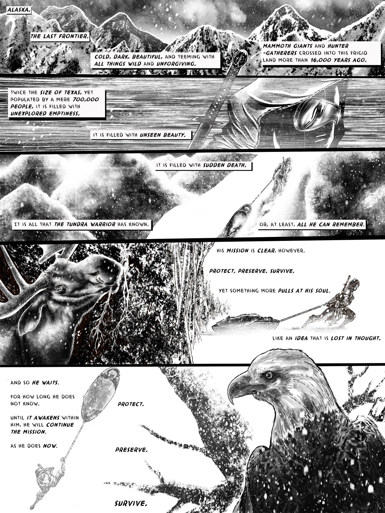 arctic ninja, the arctic ninja, paul shirey, arctic ninja comic, ninja, ninja comic, ninja art