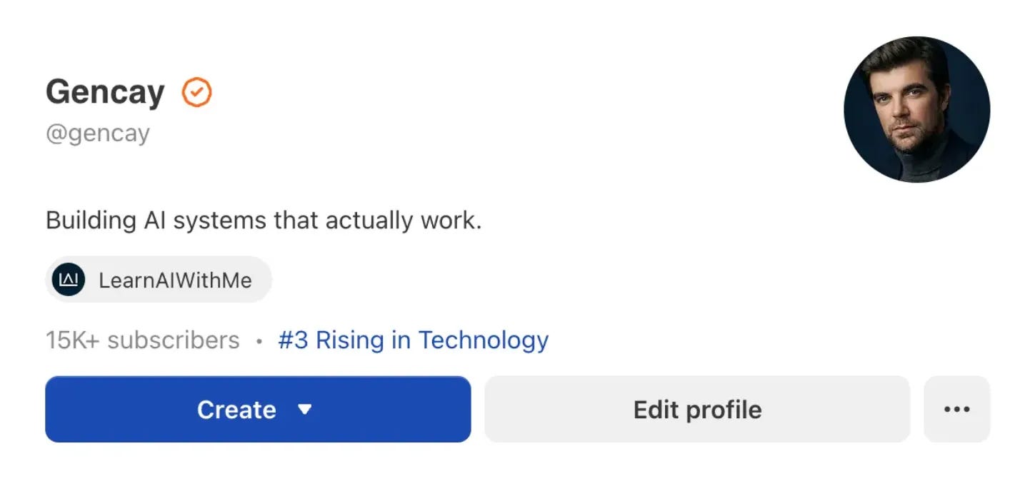 LearnAIWithMe ranked number 3 Rising in the Technology category on Substack LearnAIWithMe ranked number 3 Rising in the Technology category on Substack