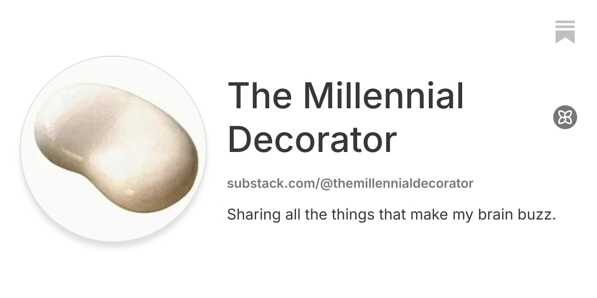 The Millennial Decorator | Substack
