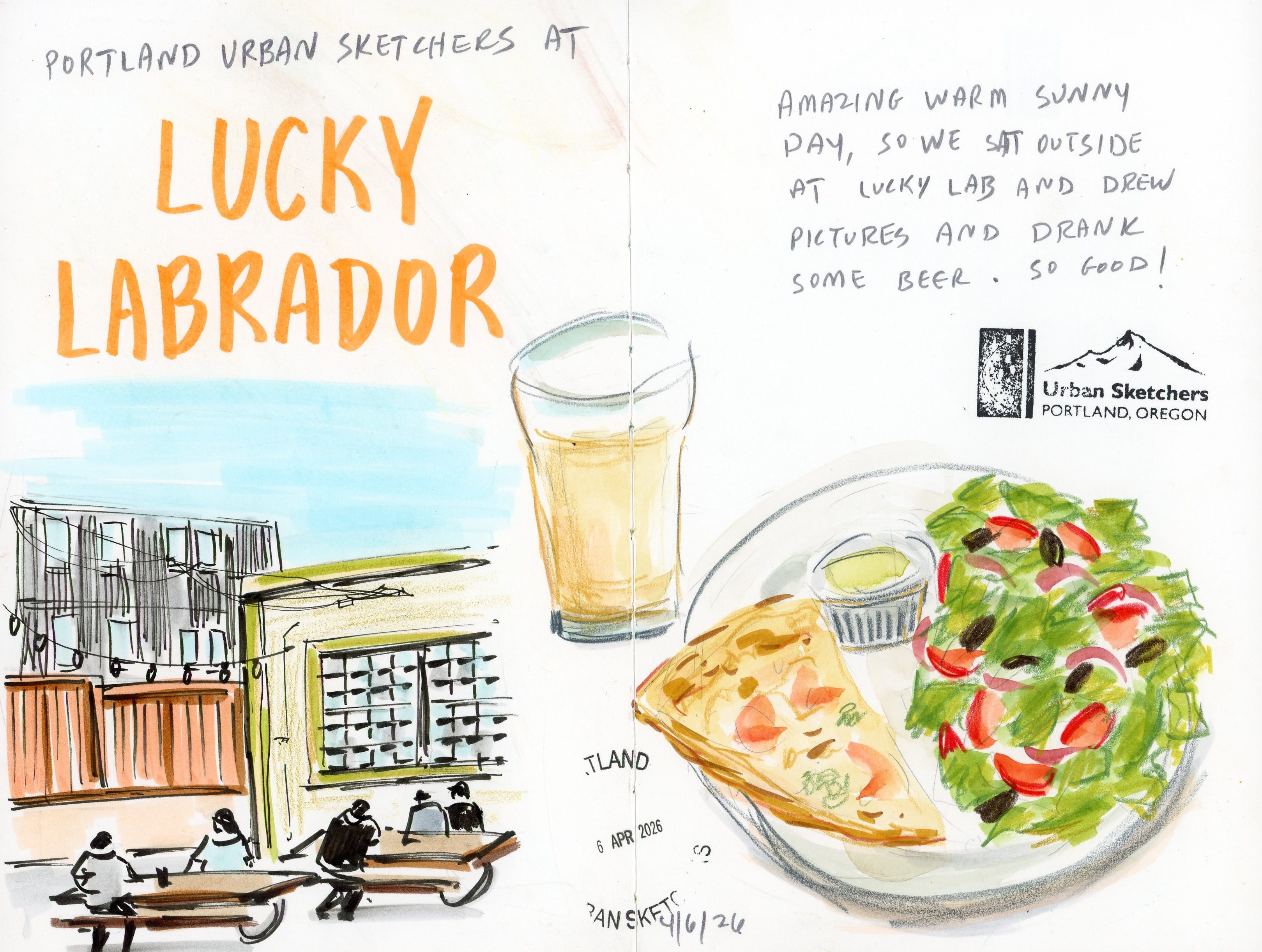 134. Urban Sketching flip-through - by Amy Stewart