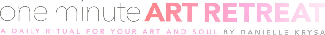 one minute ART RETREAT by The Jealous Curator