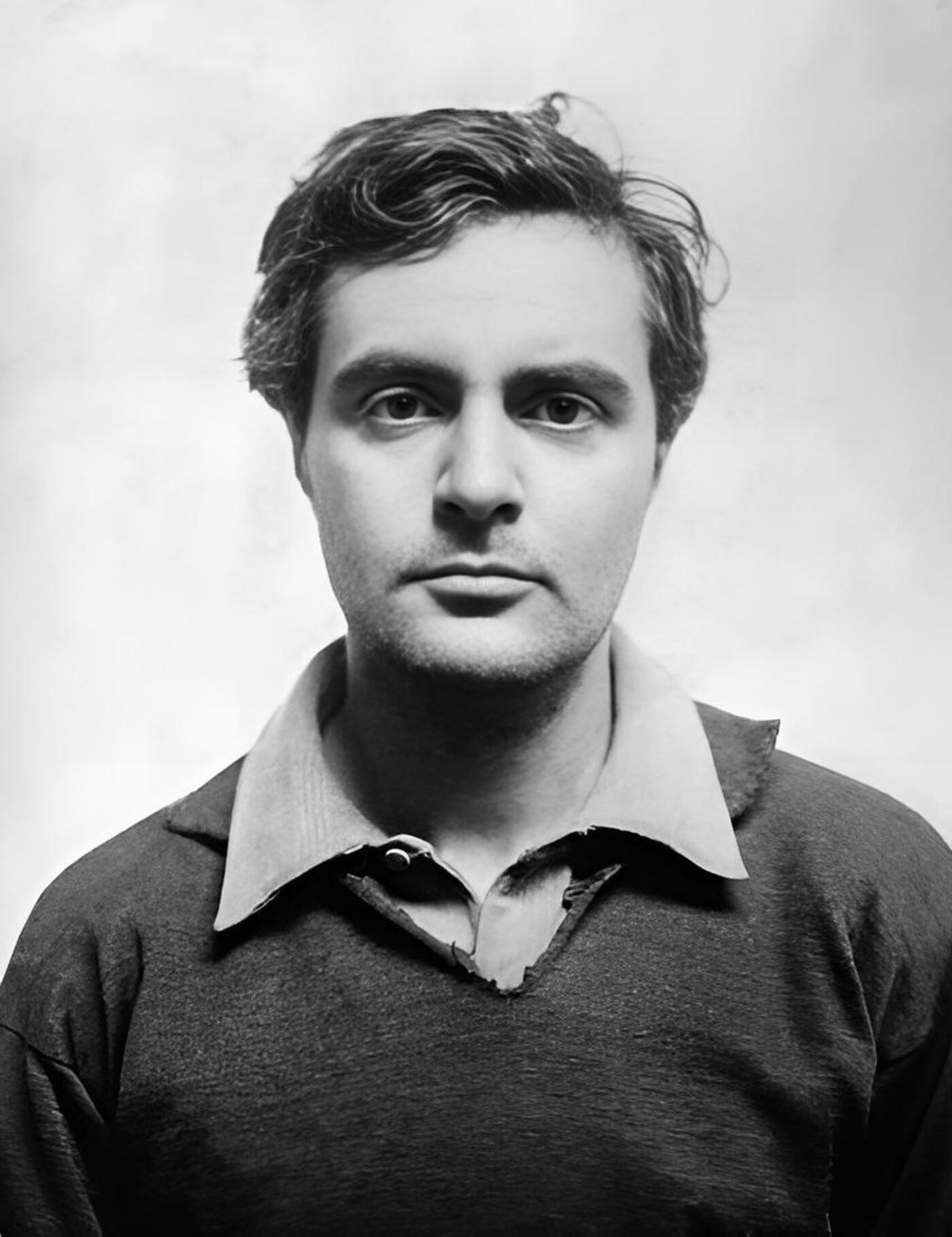 Amedeo Modigliani, in a photograph from 1918. Amedeo Modigliani, in a photograph from 1918.